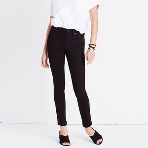 Madewell 9” high rise skinny jeans